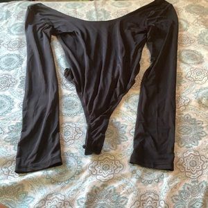 FashionNova Black Bodysuit